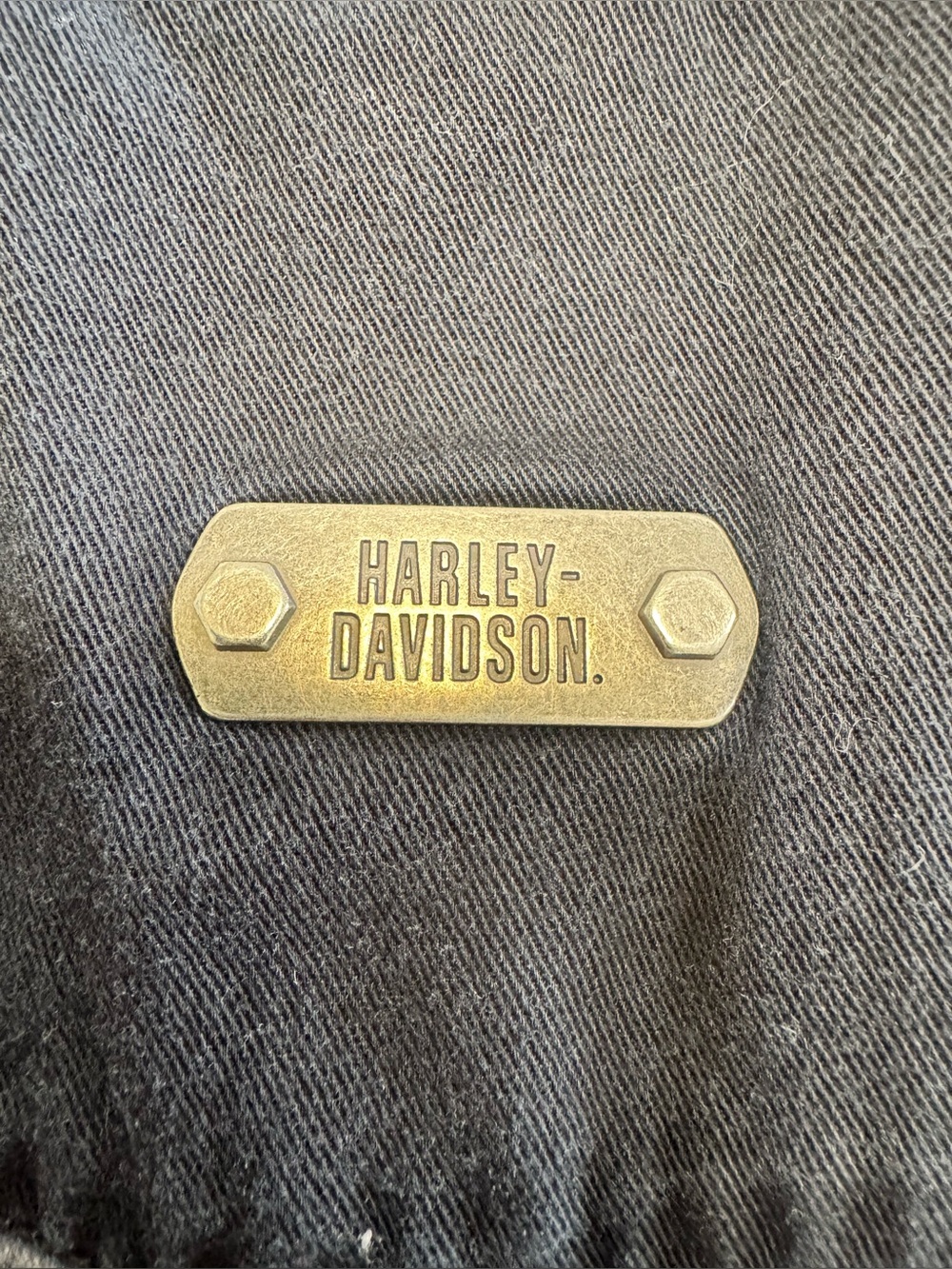 HARLEY DAVIDSON MOTORCYCLES MENS SIZE XXL MECHANICS SHIRT GRAY BLACK COTTON - Picture 7 of 10